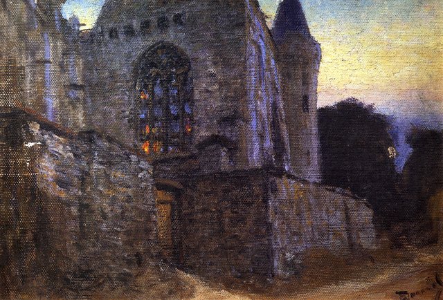 Abbaye Saint-Sauveur de Redon by Vasily Polenov