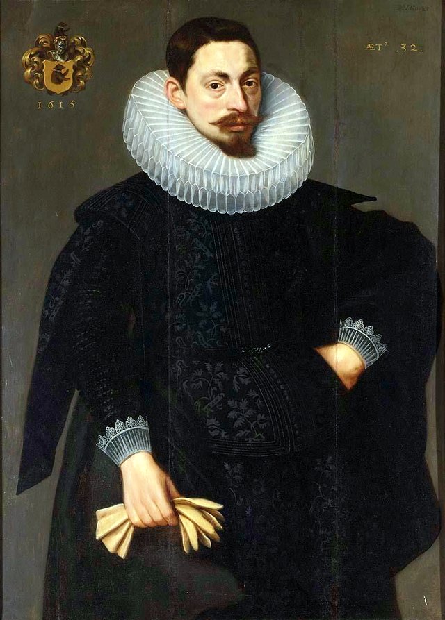 Portrait of a bearded man by Adam van Noort