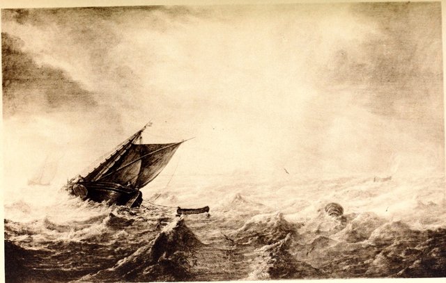 Marine with shipping by Simon de Vlieger