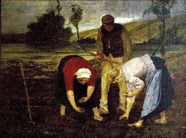 Potato Diggers by Constantin Meunier