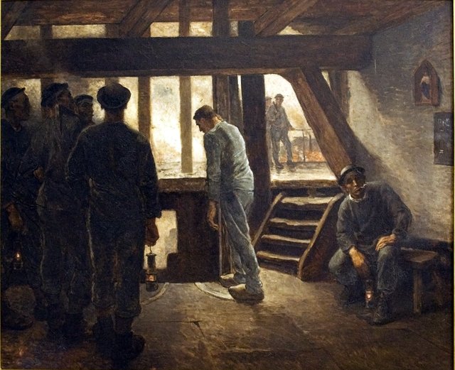 Miner at the Exit of the Shaft by Constantin Meunier