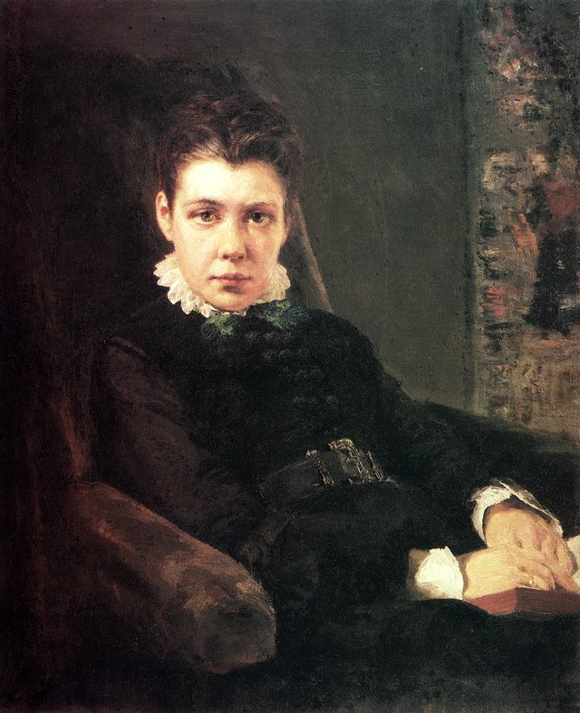 Поленов Портрет В. Д. Хрущевой, сестры художника by Vasily Polenov