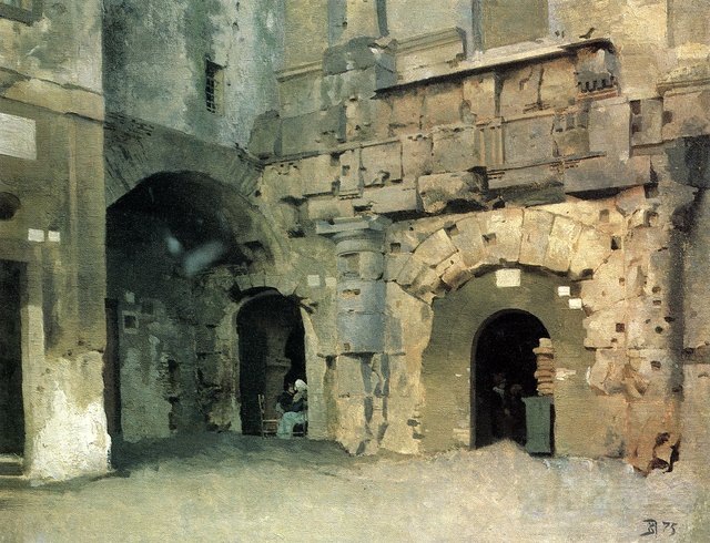 Поленов Городской пейзаж by Vasily Polenov