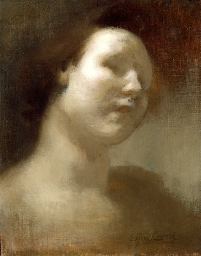 Portrait of a Girl by Eugène Carrière