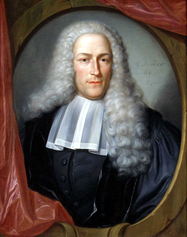 Adriaan van Royen (1704-1779) Dutch physician and botanicus by Hieronymus van der Mij