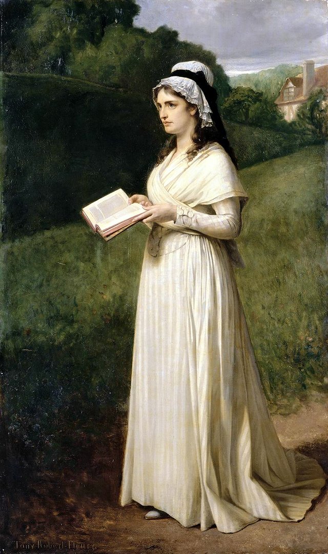Charlotte Corday in Caen in 1793 by Tony Robert-Fleury
