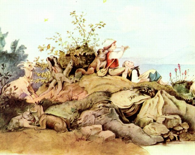 Frühlingslust by Ludwig Richter