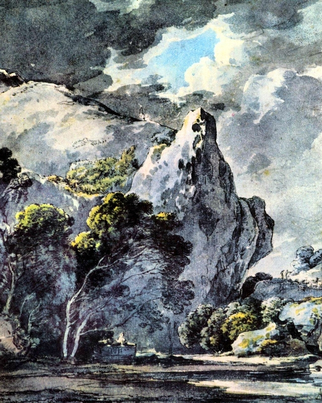 Felsenlandschaft by Ludwig Richter