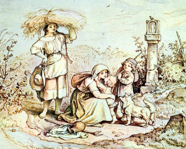 Heimkehr vom Felde by Ludwig Richter