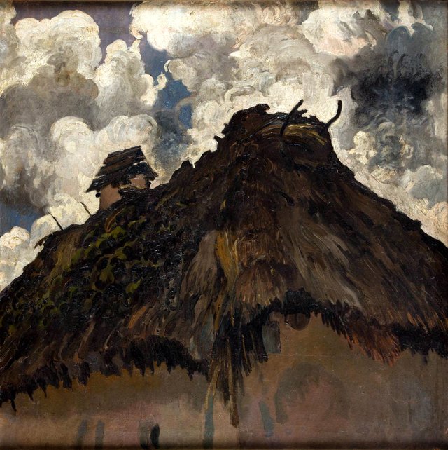 Hut by Ferdynand Ruszczyc