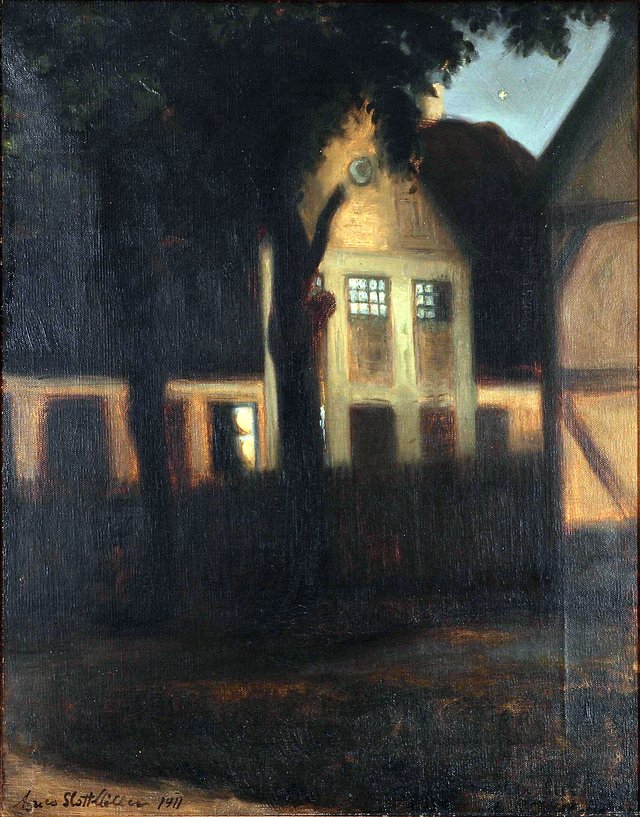 Summer evening. Ryomgaard by Agnes Slott-Møller
