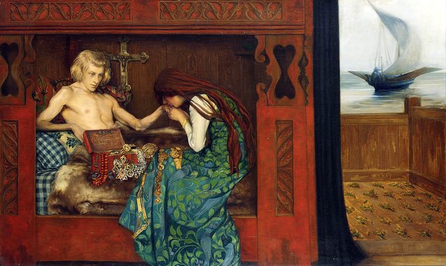 The Dying Betrothed by Agnes Slott-Møller