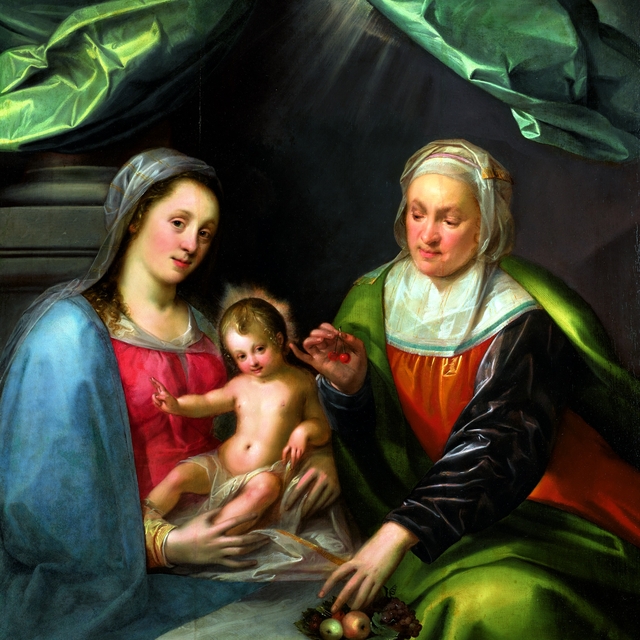 Virgin and Child with Saint Anne by Geldorp Gortzius