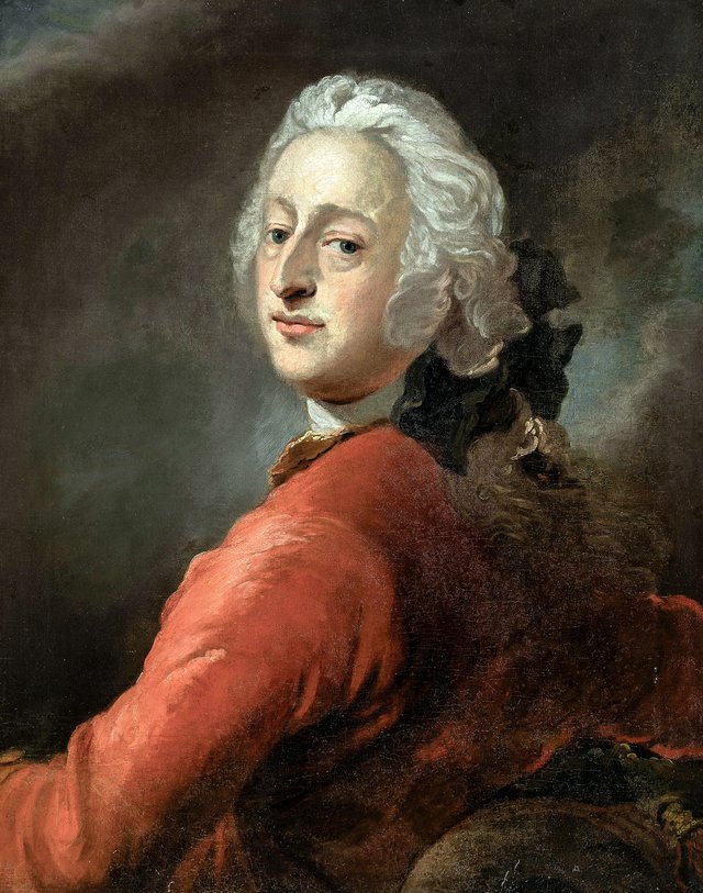 Portrait of admiral Simon Hooglant. by Peder Als