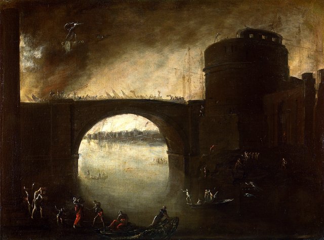 The Capture of Troy by Agostino Tassi