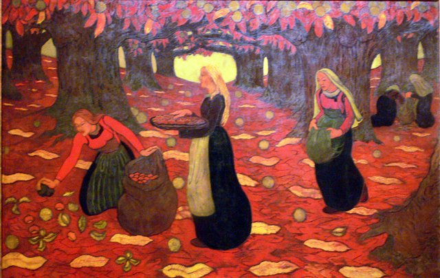 Autumn: The Chestnut Gatherers by Georges Lacombe