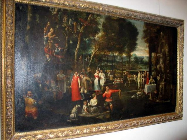 Village festival by Agostino Carracci