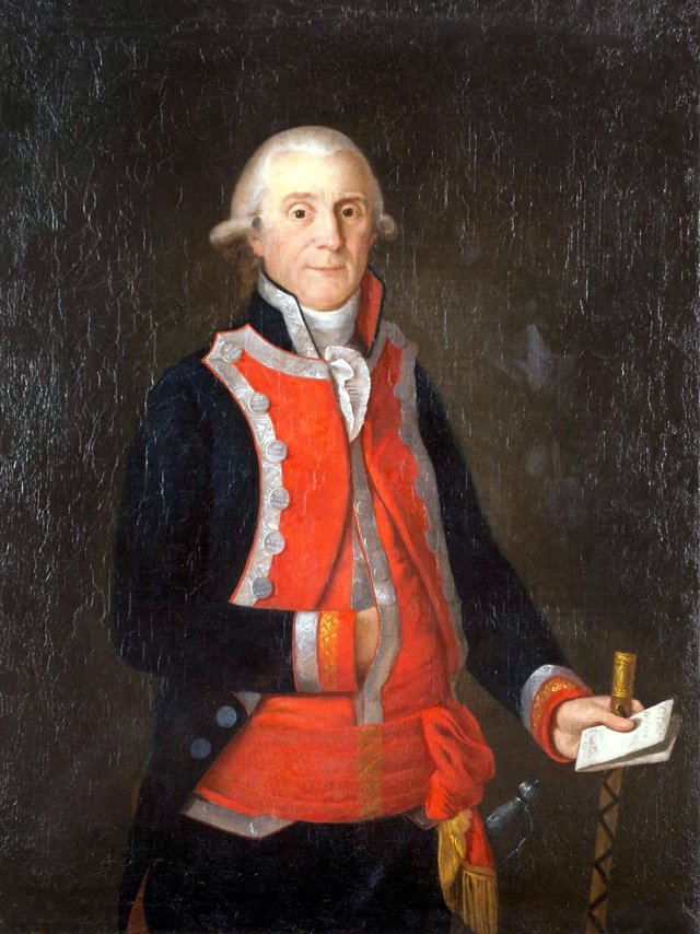 Retrato del conde de Cron by Agustín Esteve