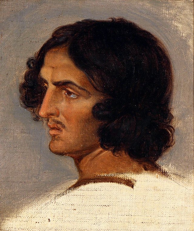 Study for “Josef forklarer drømmen om negene for sine brødre” by Albert Küchler