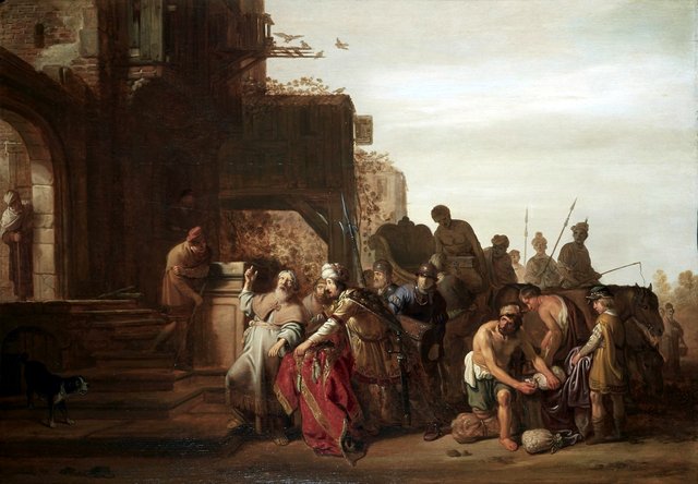 Elisha refusing Naaman’s gifts by Claes Corneliszoon Moeyaert