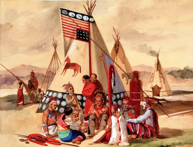 A Sioux Encampment by Rosa Bonheur