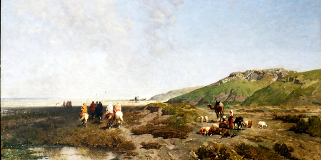 Souvenir des environs de Tripoli. by Alberto Pasini