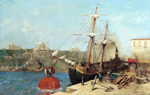 Am Goldenen Horn by Alberto Pasini