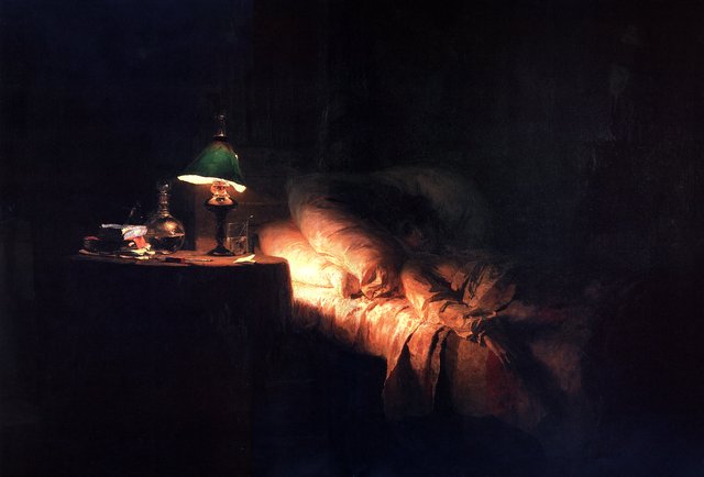 Polenov sick girl by Vasily Polenov