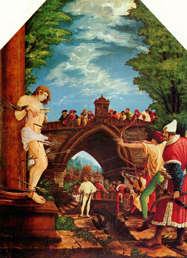 Martyrdom of Saint Sebastian by Albrecht Altdorfer