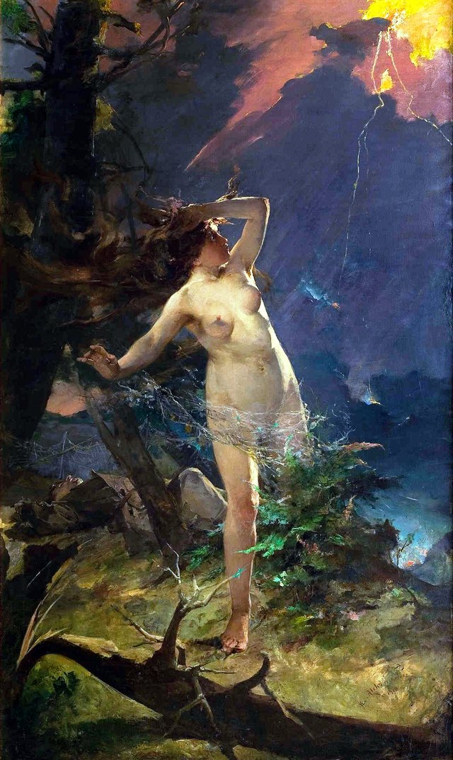 Milda. Lithuanian Goddess by Kazimierz Alchimowicz