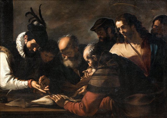 The Tribute Money by Mattia Preti