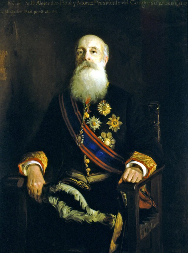 Alejandro Pidal y Mon by Luis Menéndez Pidal
