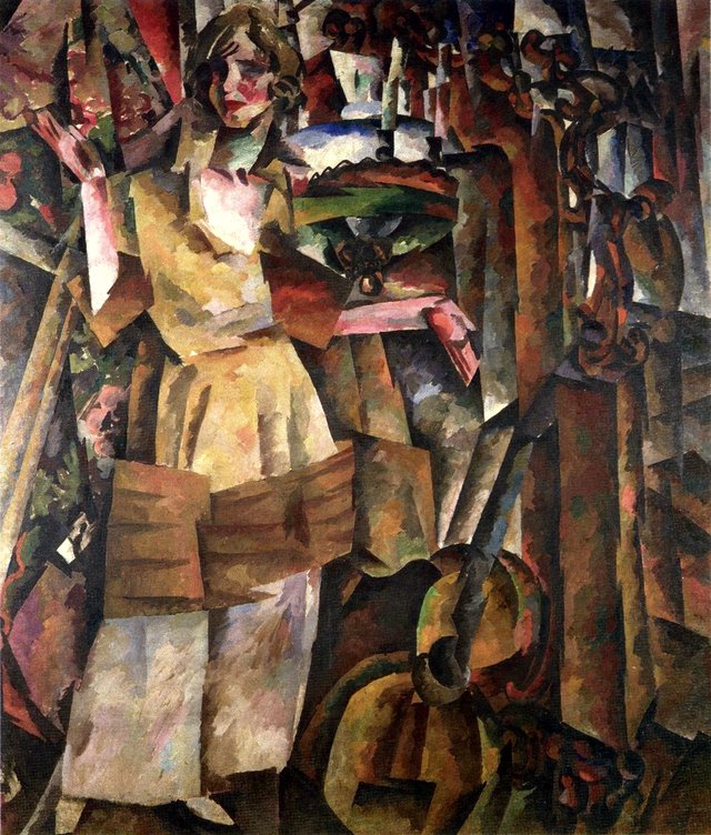 Aleksandra Khokhlova by Aristarkh Lentulov