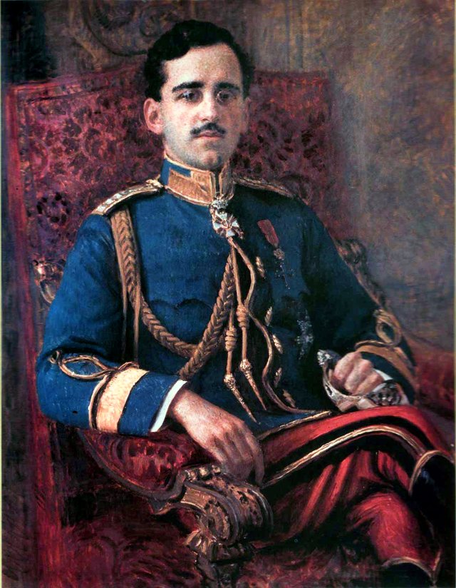 Alexander I (Karadjordjević) of Serbia and Yugoslavia (1888-1934) by Vlaho Bukovac