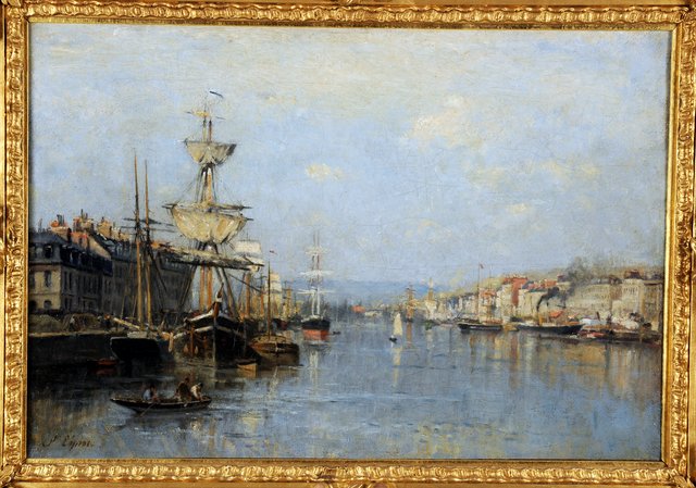 Le Port de Rouen by Stanislas Lépine