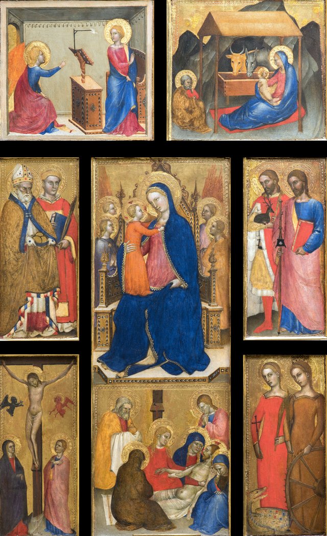 Madonna and Child with Saints by Giovanni da Milano