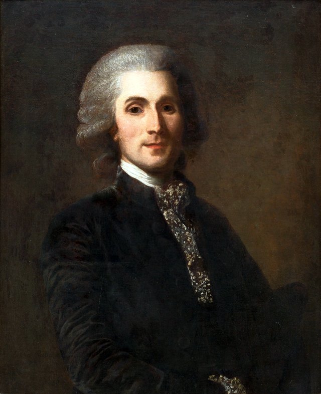 Portrait of Claude-François Martineau de Floriant (1752-1827). by Alexander Roslin
