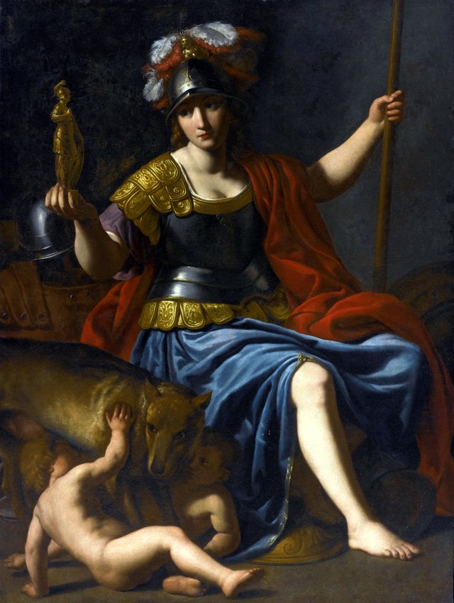 Bellona with Romulus and Remus by Alessandro Turchi
