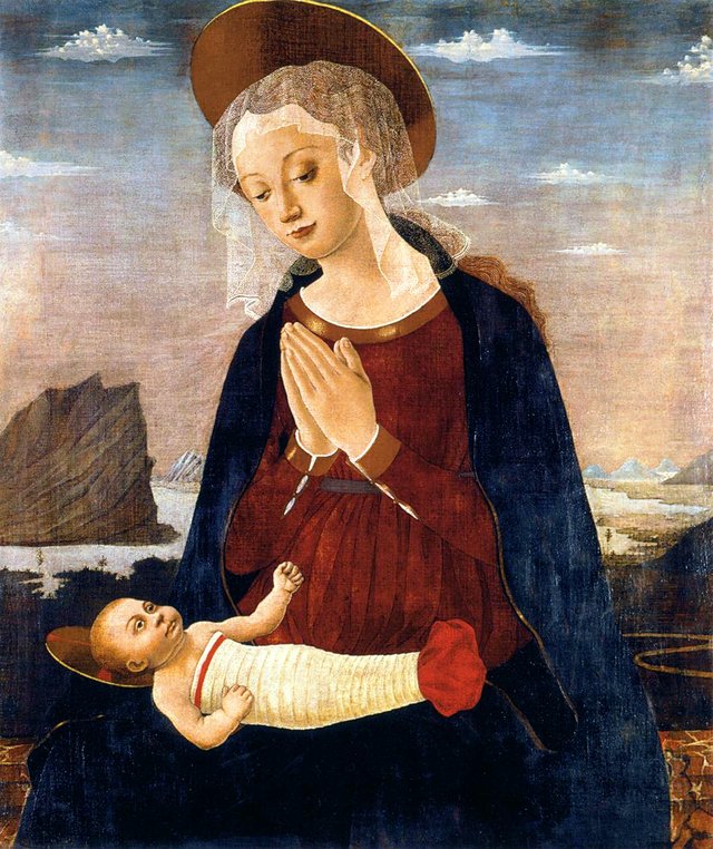 Virgin and Child by Alesso Baldovinetti