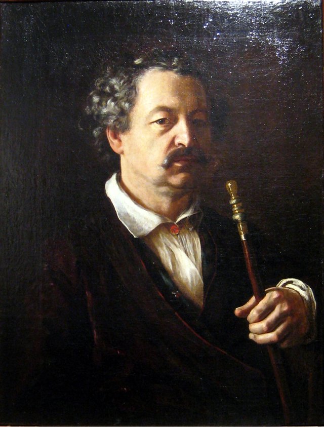 Alexander Alyabyev (?) by Vasily Andreevich Tropinin