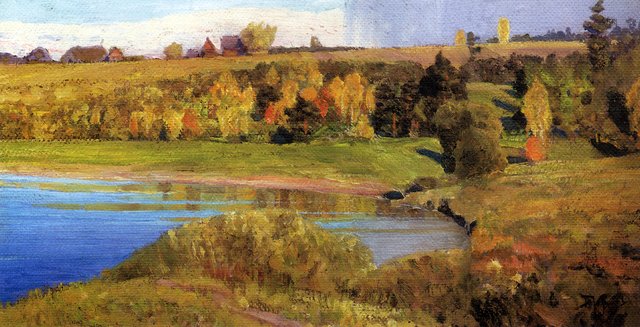 Polenov Oka near Tarusa by Vasily Polenov