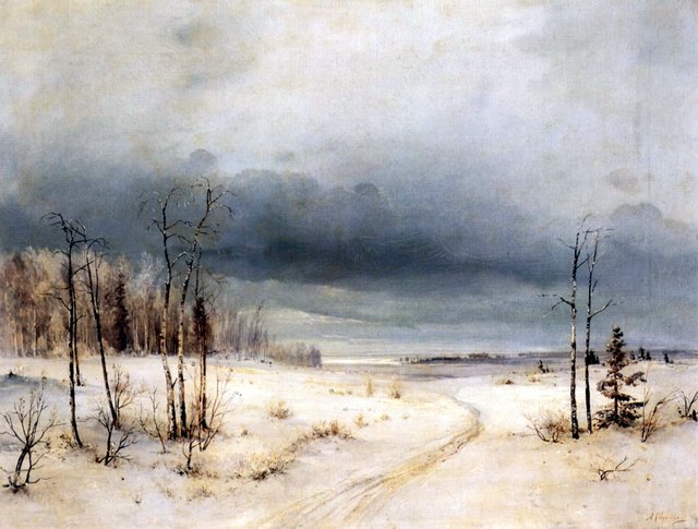 Winter by Alexei Savrasov