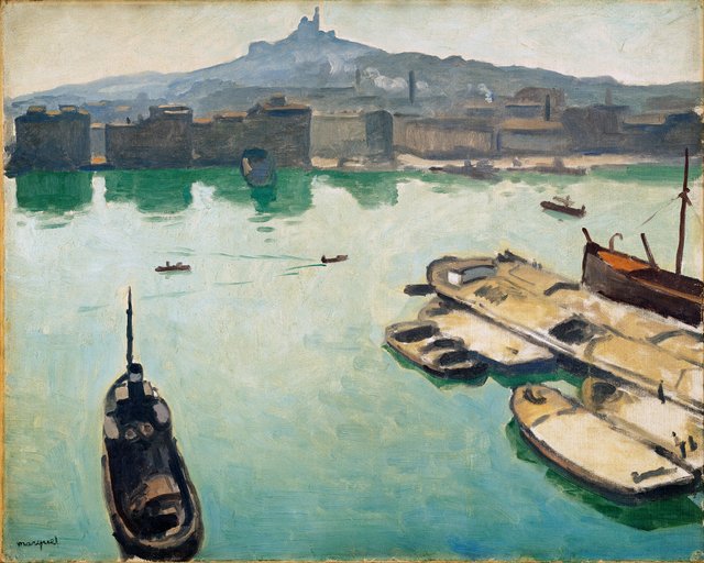 Le port de Marseille by Albert Marquet