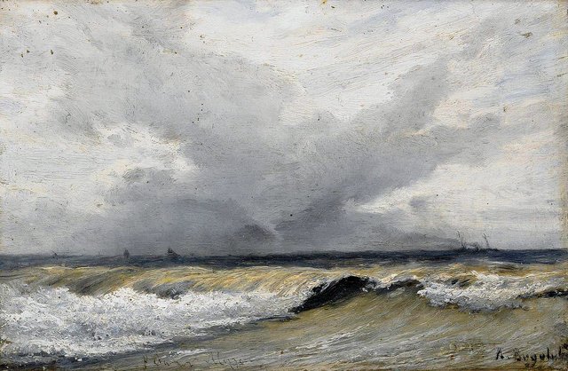 Coastal sceneru=Прибрежные сцены by Alexey Bogolyubov
