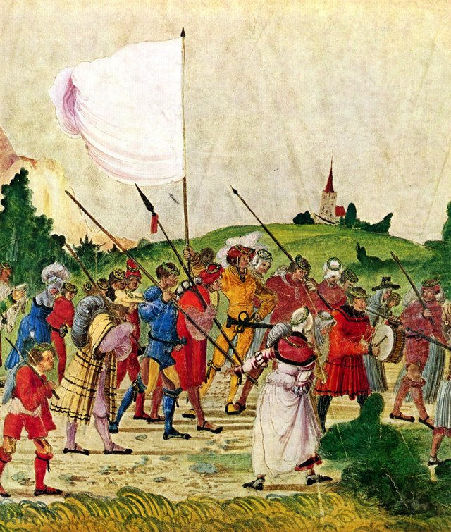 Triumphzug Kaiser Maximilians, Szene: Der Troß by Albrecht Altdorfer