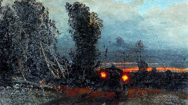 Nightfall by Fyodor Vasilyev