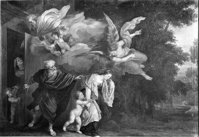 The dismissal of Hagar by Joachim von Sandrart the Elder