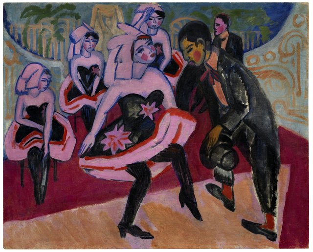 Tanz im Varieté (Steptanz) by Ernst Ludwig Kirchner
