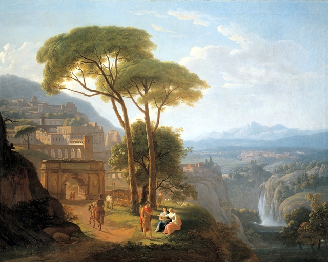 View of Tivoli by Jean-Victor Bertin