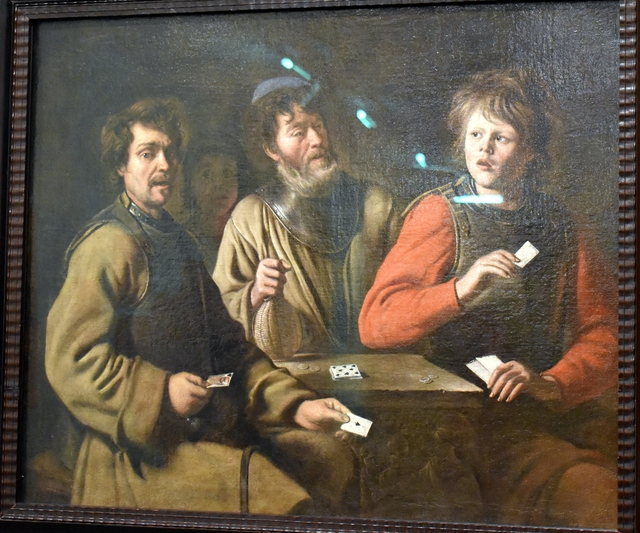 Les Joueurs de cartes by Mathieu Le Nain